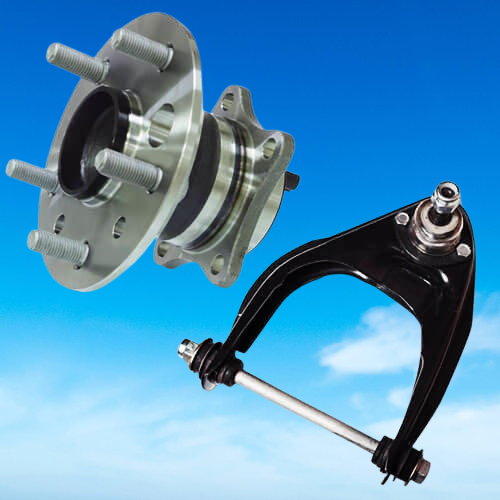wheel hub and A control arm picture image